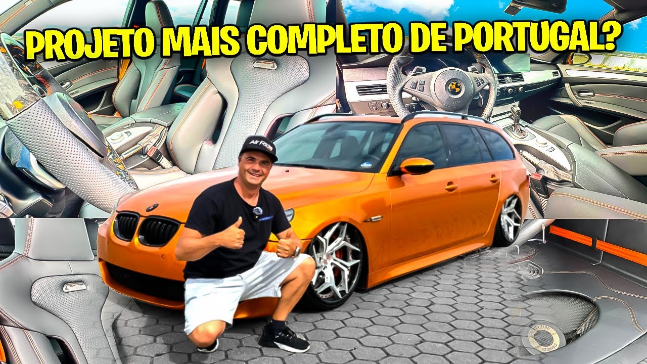 BMW E61 de outro mundo! Ser&aacute; o Projeto mais completo de Portugal?