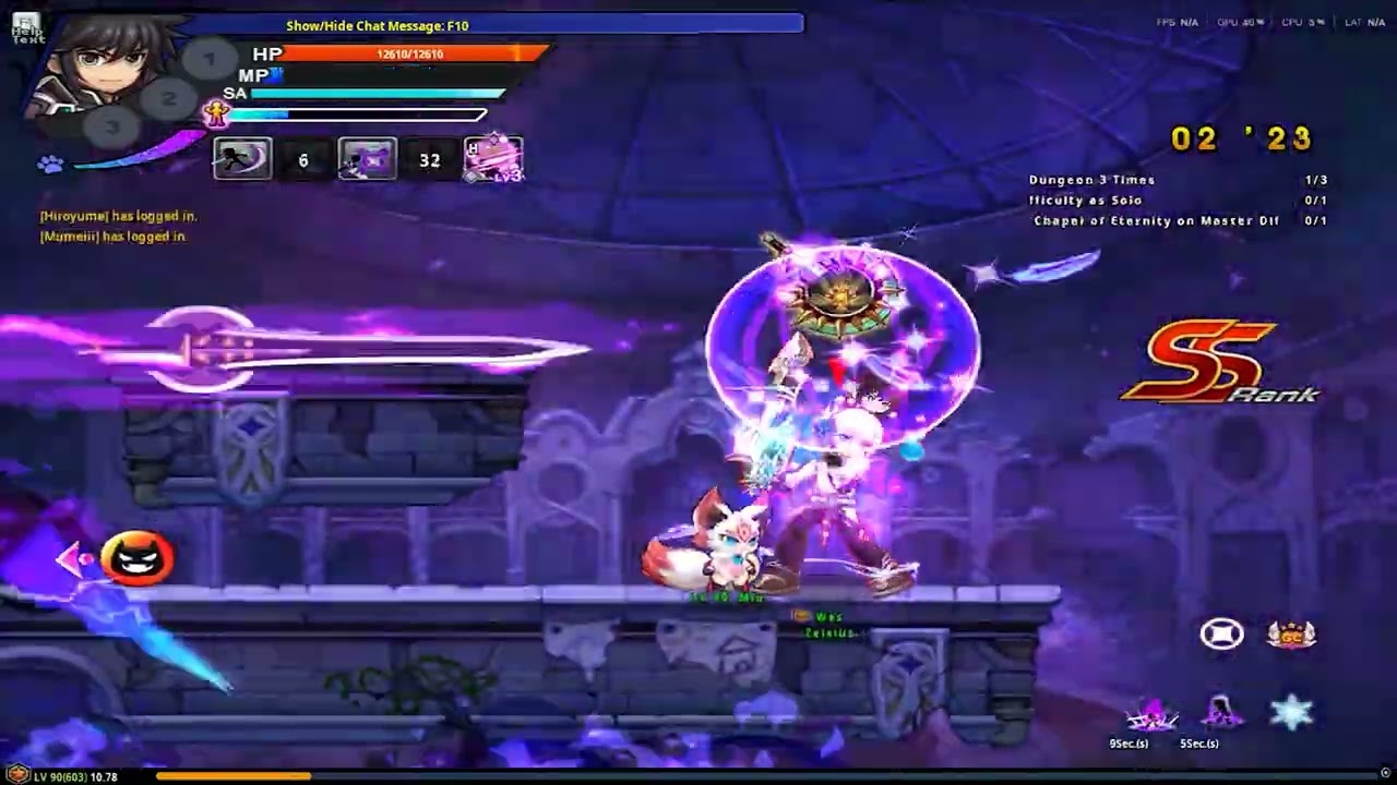 GrandChase Classic Chapel of Eternity Master Difficulty