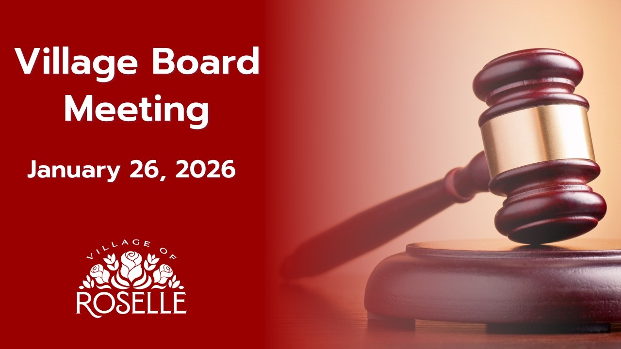 Village Board Meeting - January 26, 2026