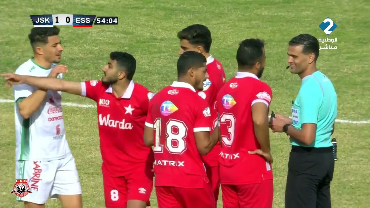 ملخص كامل لمباراة شبيبة القيروان و النجم الساحلي 1-2 , ريمونتادا ساحلية