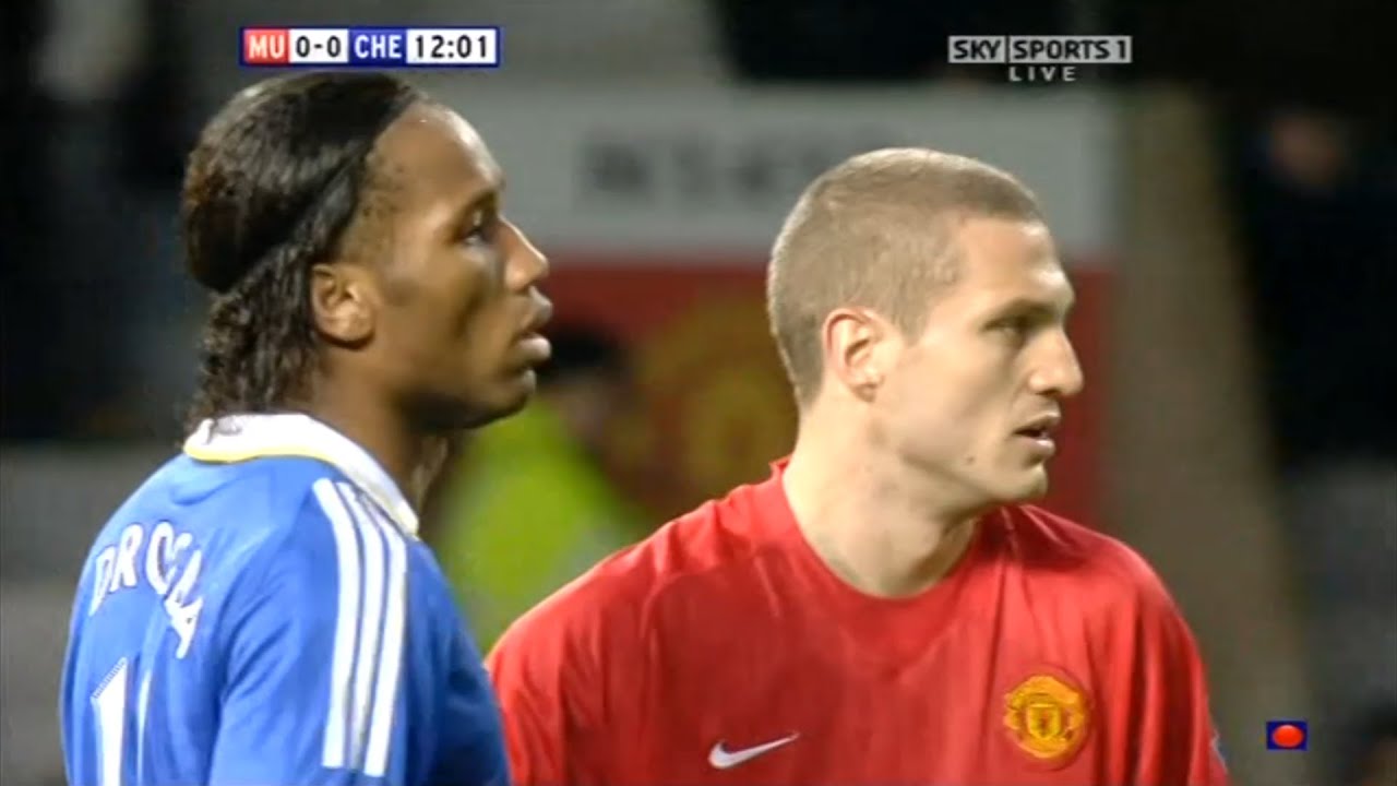 The day Nemanja Vidic showed Drogba, who is the boss!