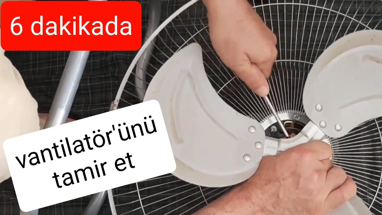 Vantilatör tamiri nasıl yapılır  fan repair ( Kendin Yapabilirsin)