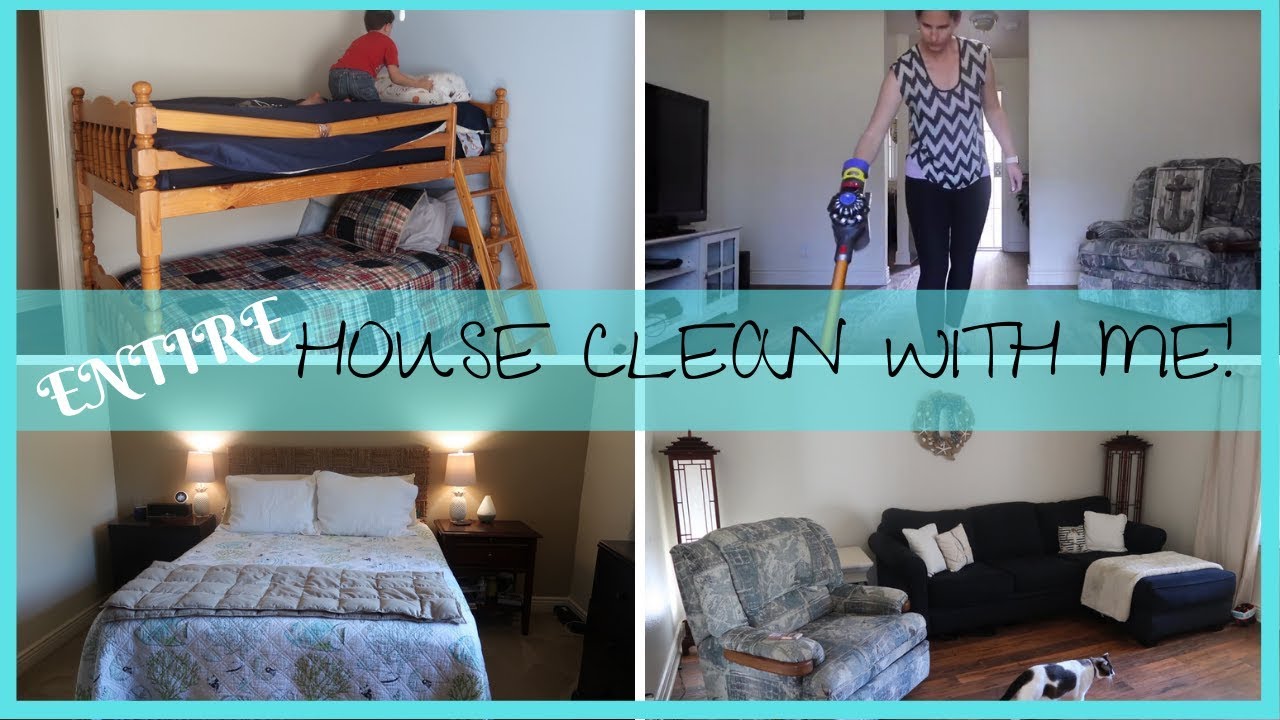 WHOLE HOUSE CLEAN WITH ME | CLEANING FOR GUESTS | CLEAN WITH ME 2019