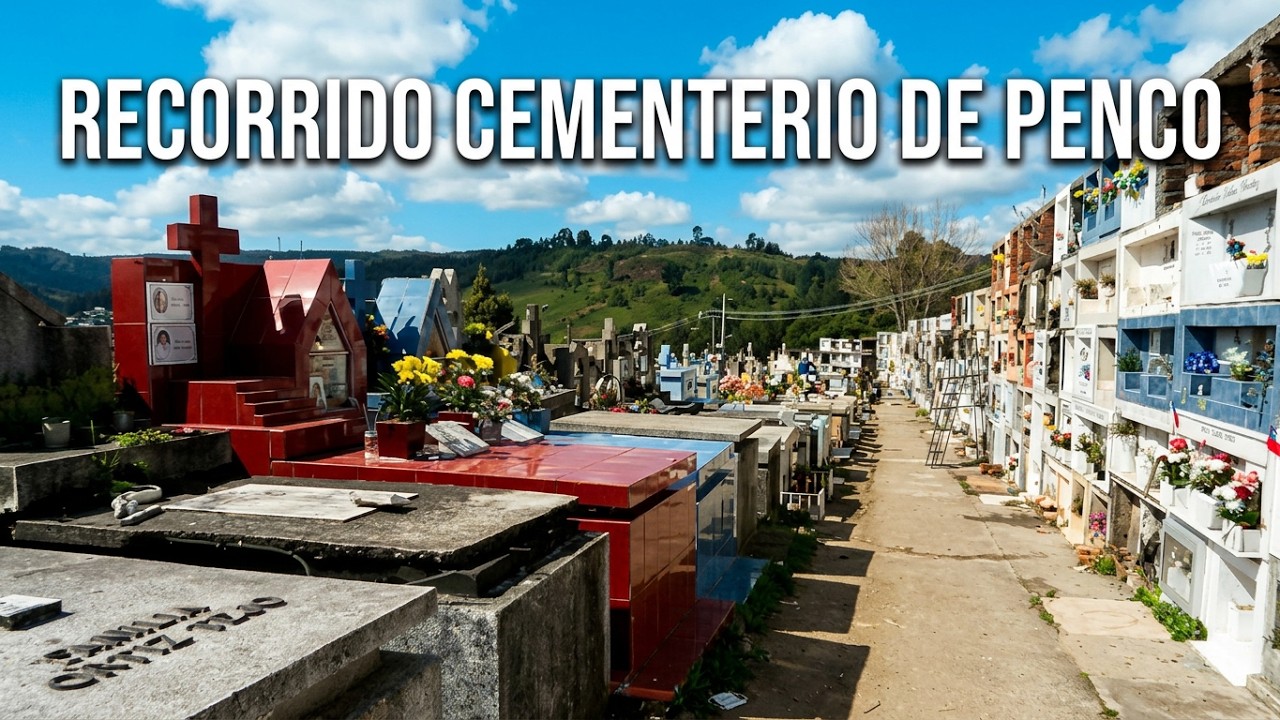 ASÍ ES EL Recorrido CEMENTERIO Comuna de PENCO CHILE