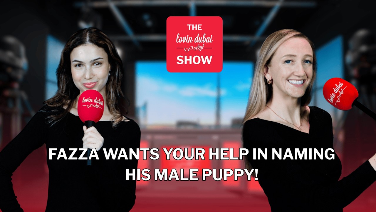 Fazza Wants Your Help In Naming His Male Puppy!