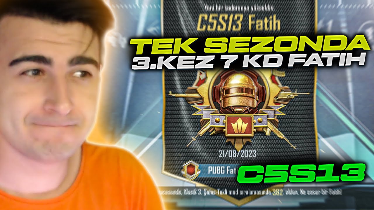 7KD İLE FATİH OLDUM! SON MAÇLAR - TEK SEZONDA 3 KERE FATIH C5S13