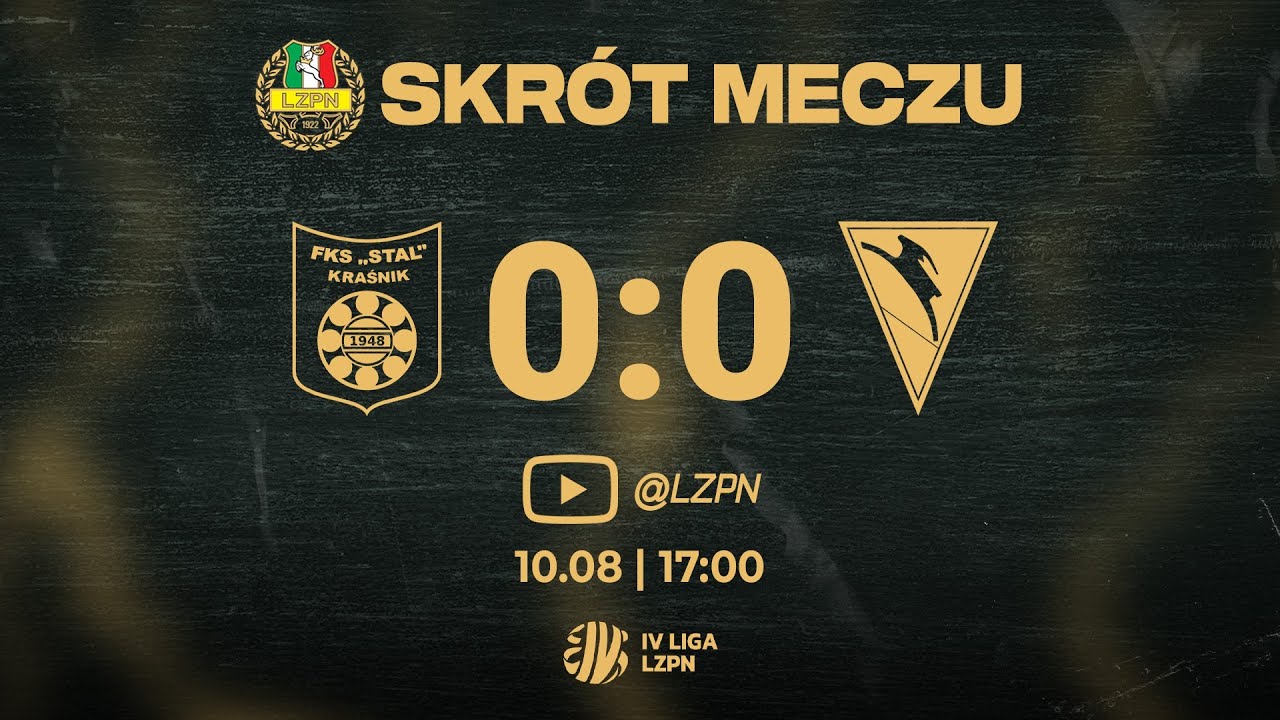 Skrót meczu: Stal Kraśnik - Lublinianka Lublin 0:0 #4liga | Sezon 2024/25