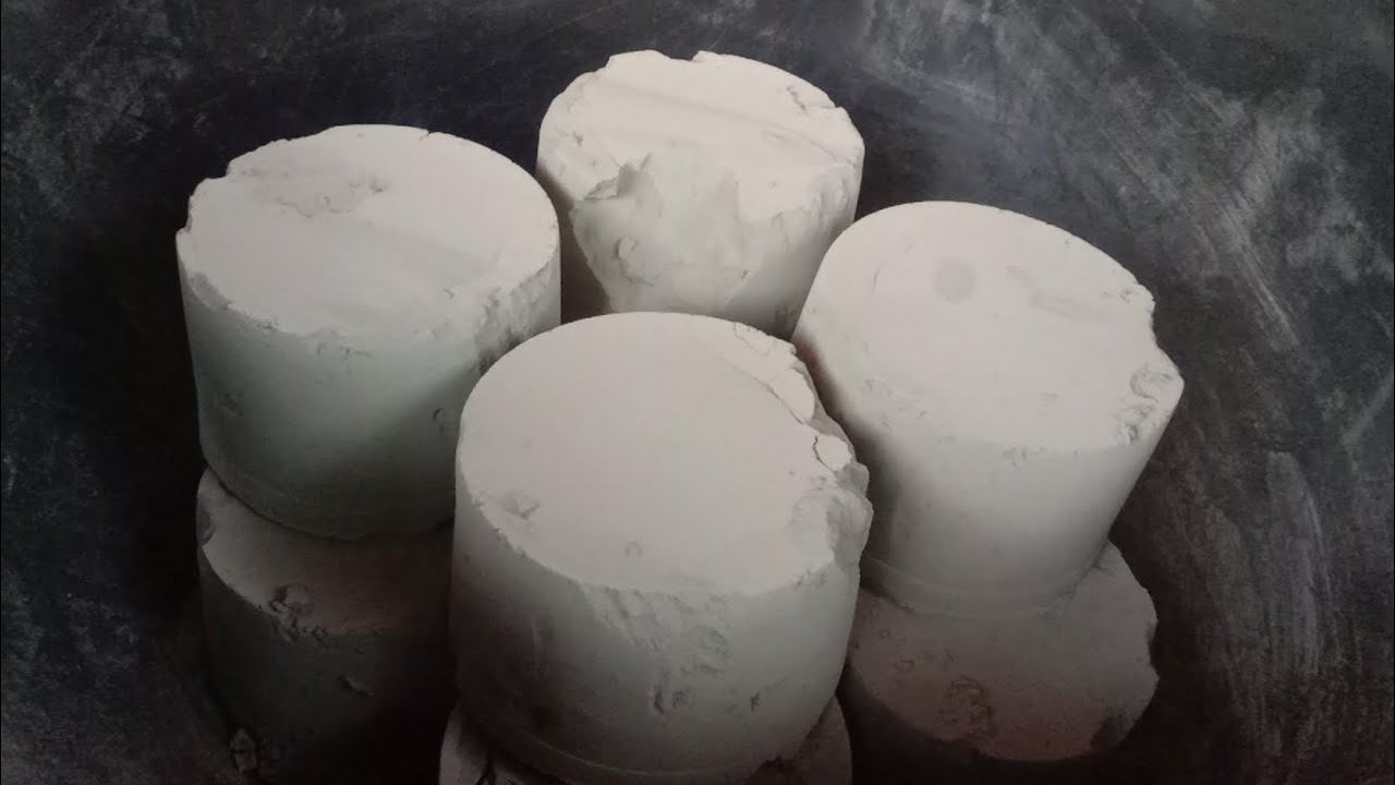 Pure cement round blocks super soft silky dusty 🤤😷 Crumbling 😍|Satisfying video|Asmr puppys