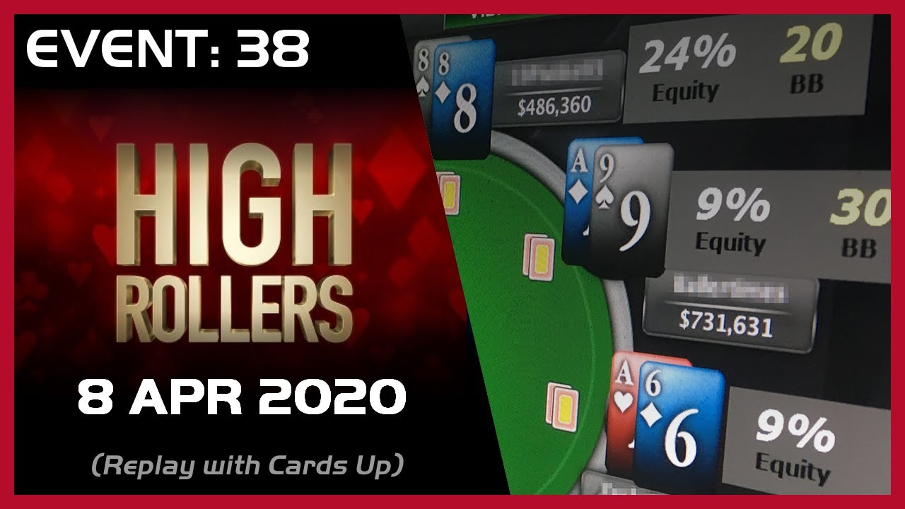 High Rollers Event 38 with Negriin (Ivan Luca) - 8 April 2020 - PokerStars - final table replay