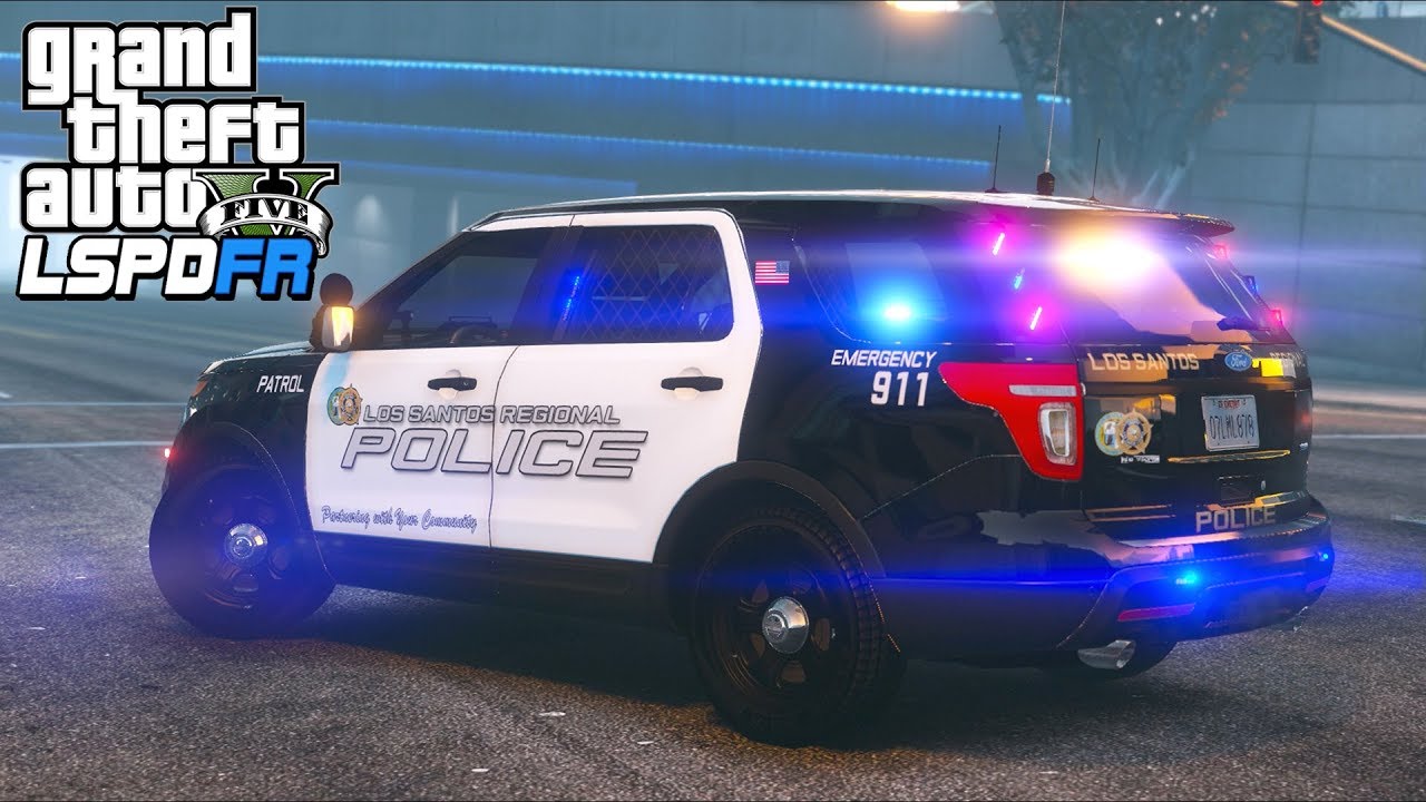 GTA 5 - LSPDFR Ep464 - New Patrol Vehicle and Uniforms at Night!!