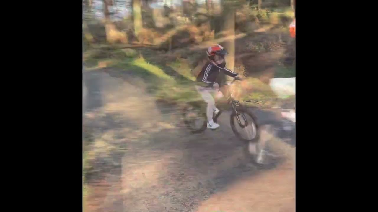 High Lodge, Thetford Forest, Pump Track MTB (Fred’s first pump track experience)