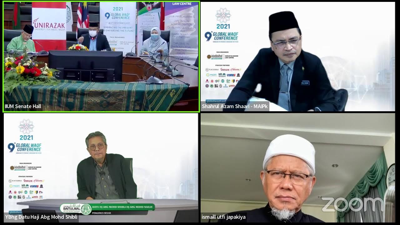 The 9th Global Waqf Conference (GWC) 2021 Day1