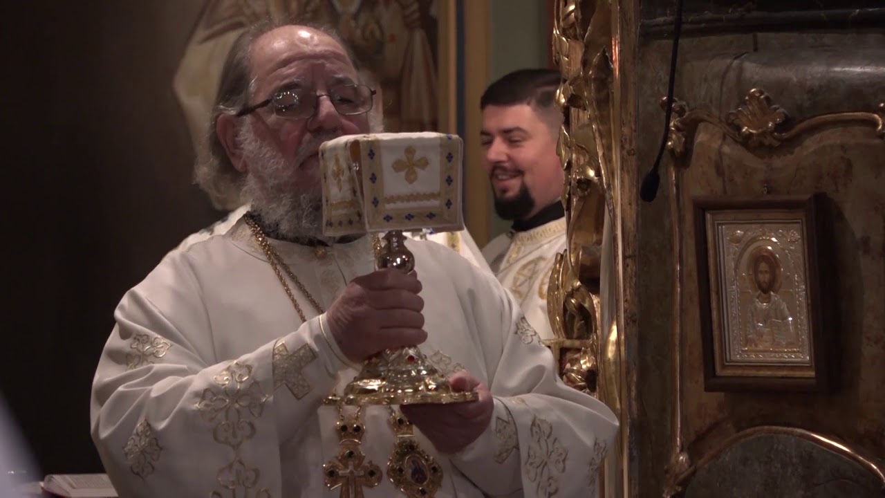 Саборна црква у Сремским Карловцима - 27 01 2021  Света Литургија, Свети Сава