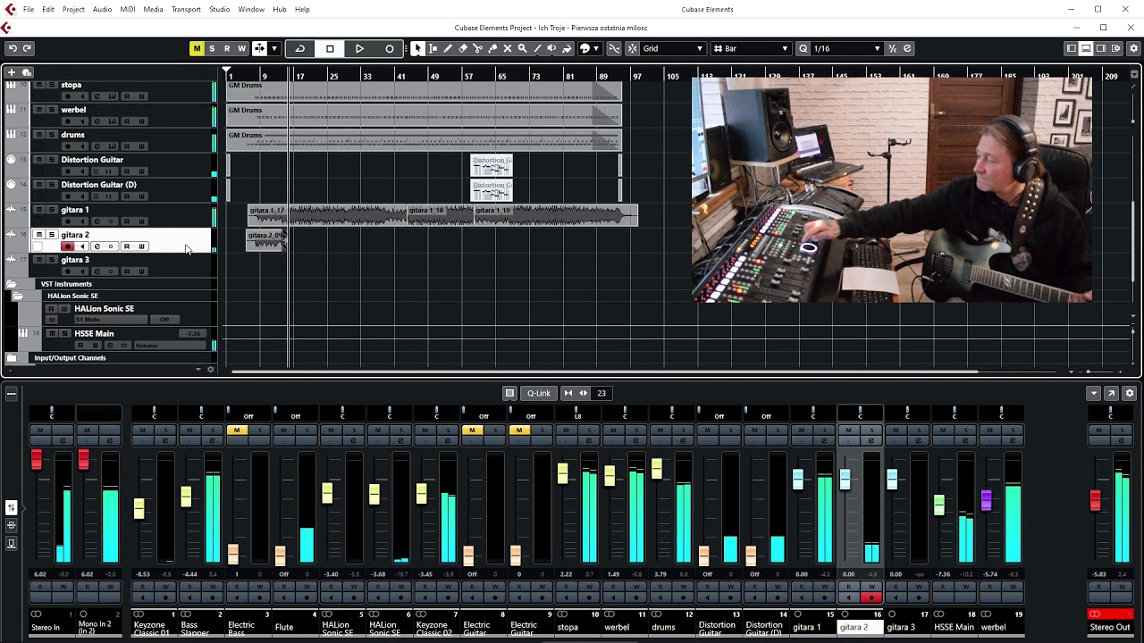 Nagrywanie gitar w Cubase Al Elements 
