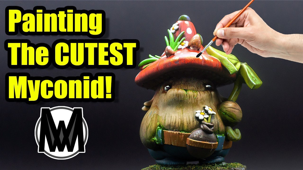 A Little fun guy! Painting A Myconid Shroomie!