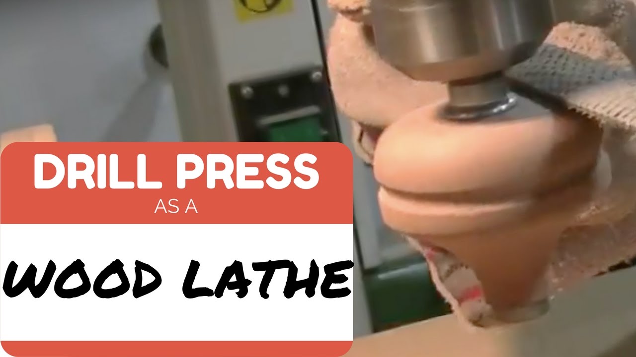 DRILL PRESS AS A WOOD LATHE | Turning a Shift Knob on a Drill Press.