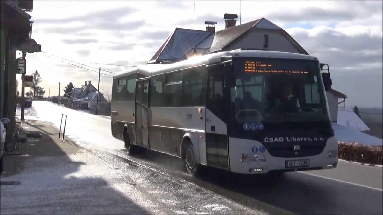 Autobusy - Světlá pod Ještědem 18.2 - 21.2.2020
