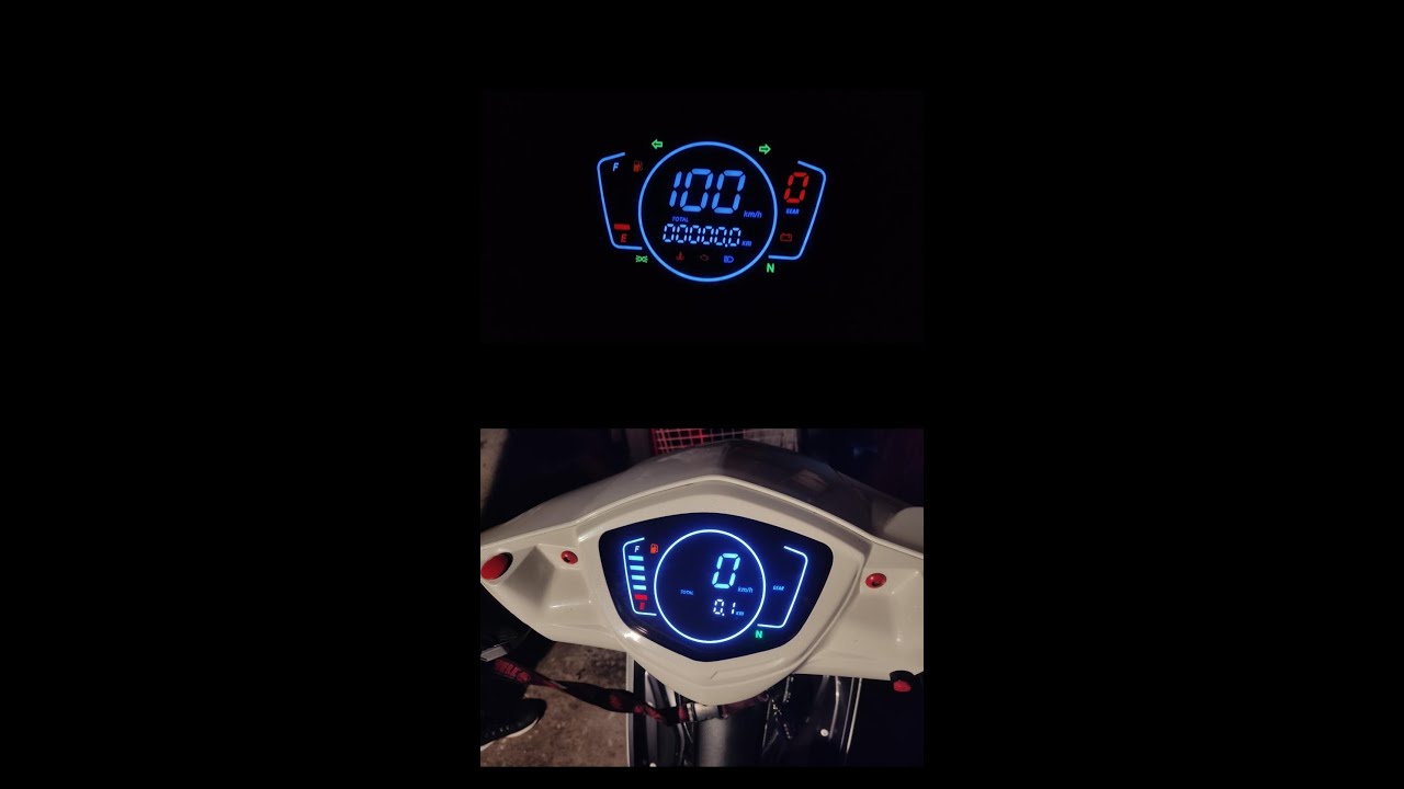 REVIEW καινουριο lcd κοντερ YAMAHA CRYPTON X !!!!