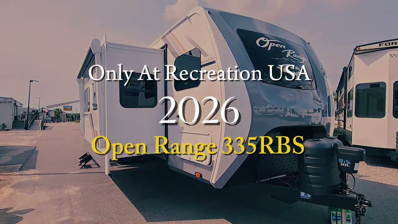 New 2026 Highland Ridge RV Open Range 335RBS Travel Trailer @recreationusa
