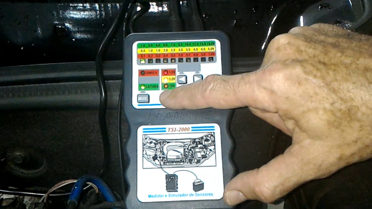 Teste e Simulação de Sinal de Sonda Lambda com TSI-2000