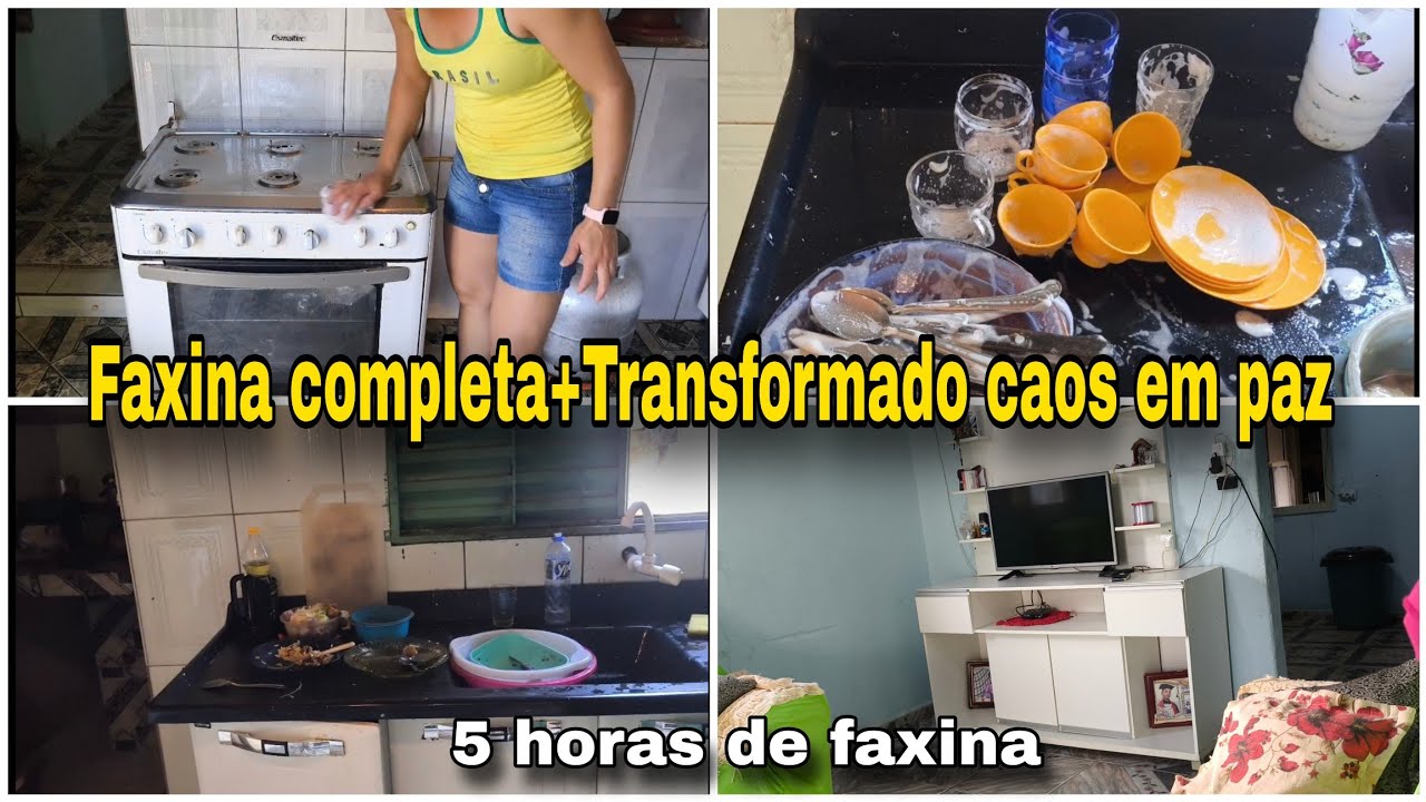 FAXINA COMPLETA NA CASA TODA/ DEI UM FAXINÃO  NA CASA DA MINHA SOGRA! 