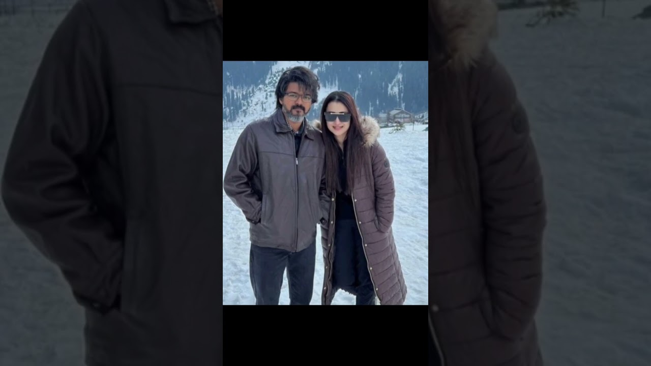 Vijay Trisha unseen pics from Leo #vijay #trisha #leo