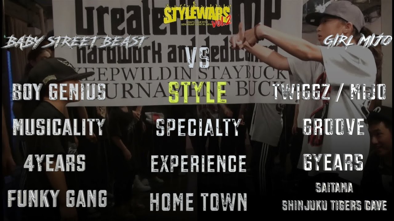 【SW2】MATCHBATTLE :  BABY STREETBEAST aka BABY KROW vs GIRLMIJO aka GIRL TWIGGZ March 23, 2019