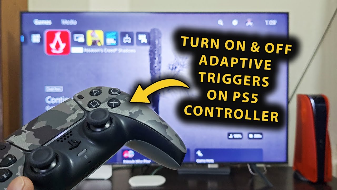 Как включить и выключить адаптивные триггеры на контроллере Sony PS5 DualSense!