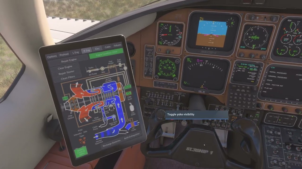 Black Square Starship STOL testing - MSFS 2024