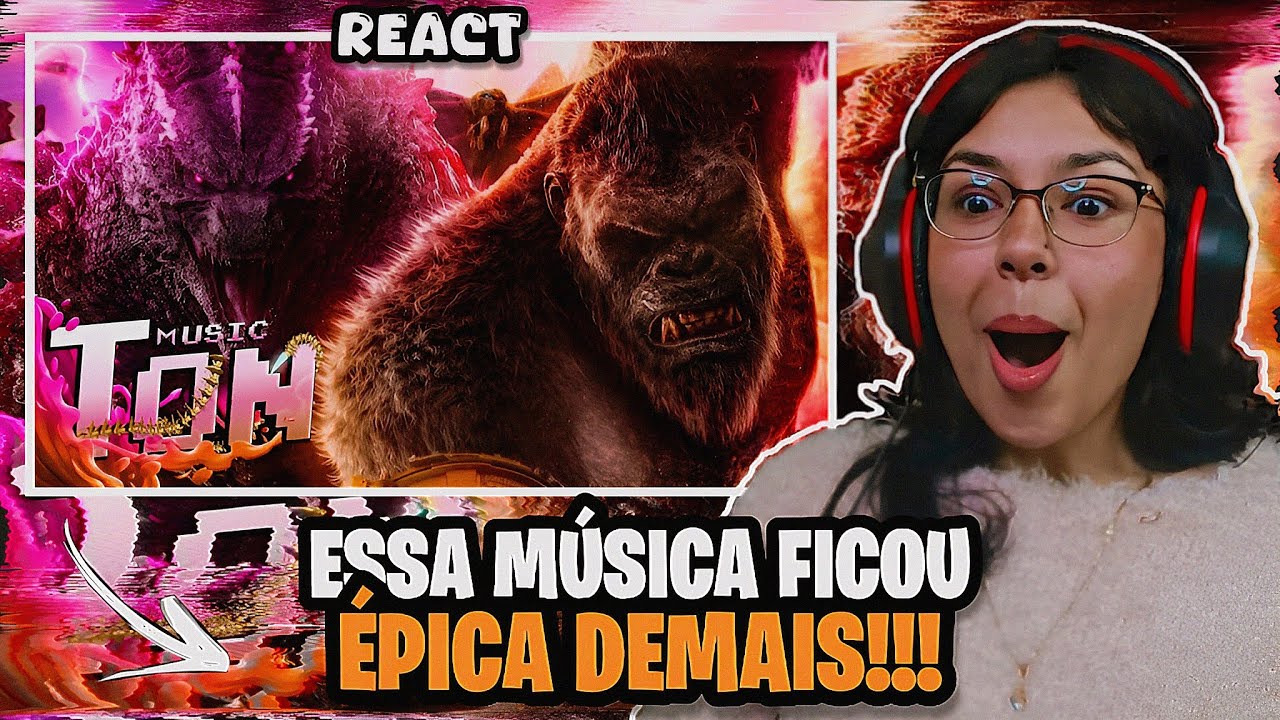 (QUERO MUITO VER!!!😱) O Novo Império / Godzilla e Kong - Papyrus Da Batata | REACT
