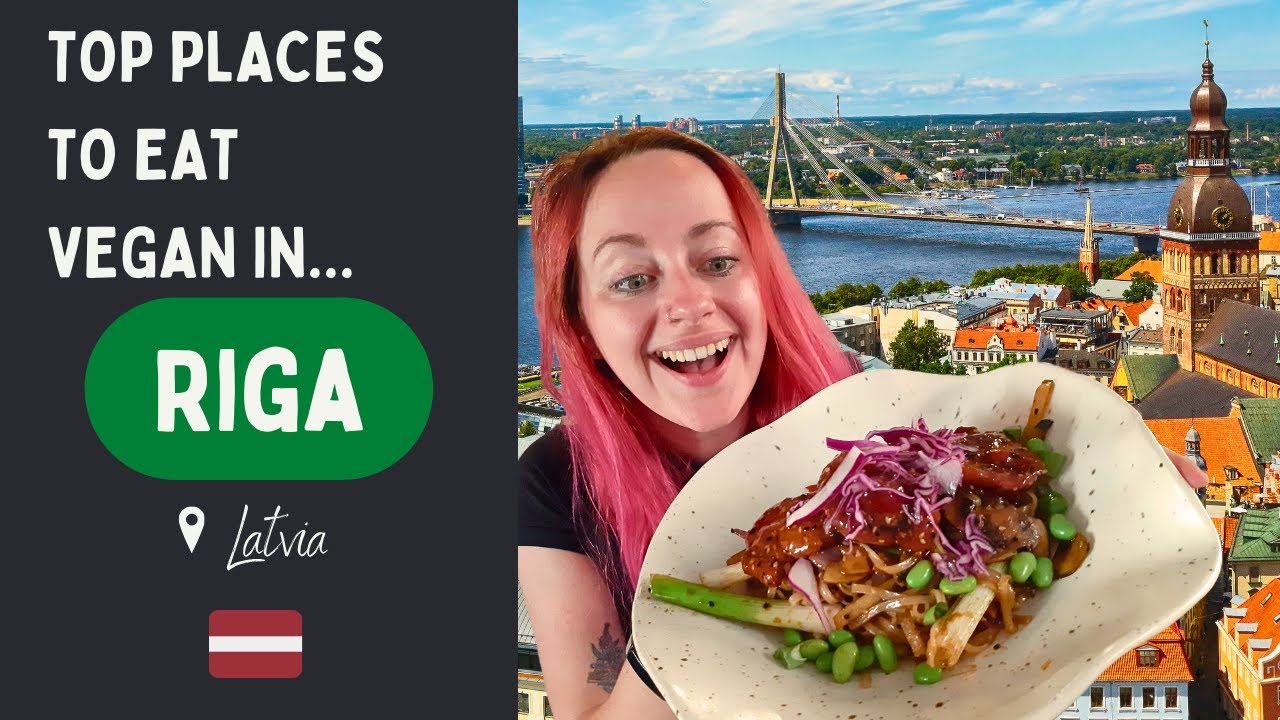 The BEST Places To Eat Vegan Food in Riga, Latvia! 🇱🇻