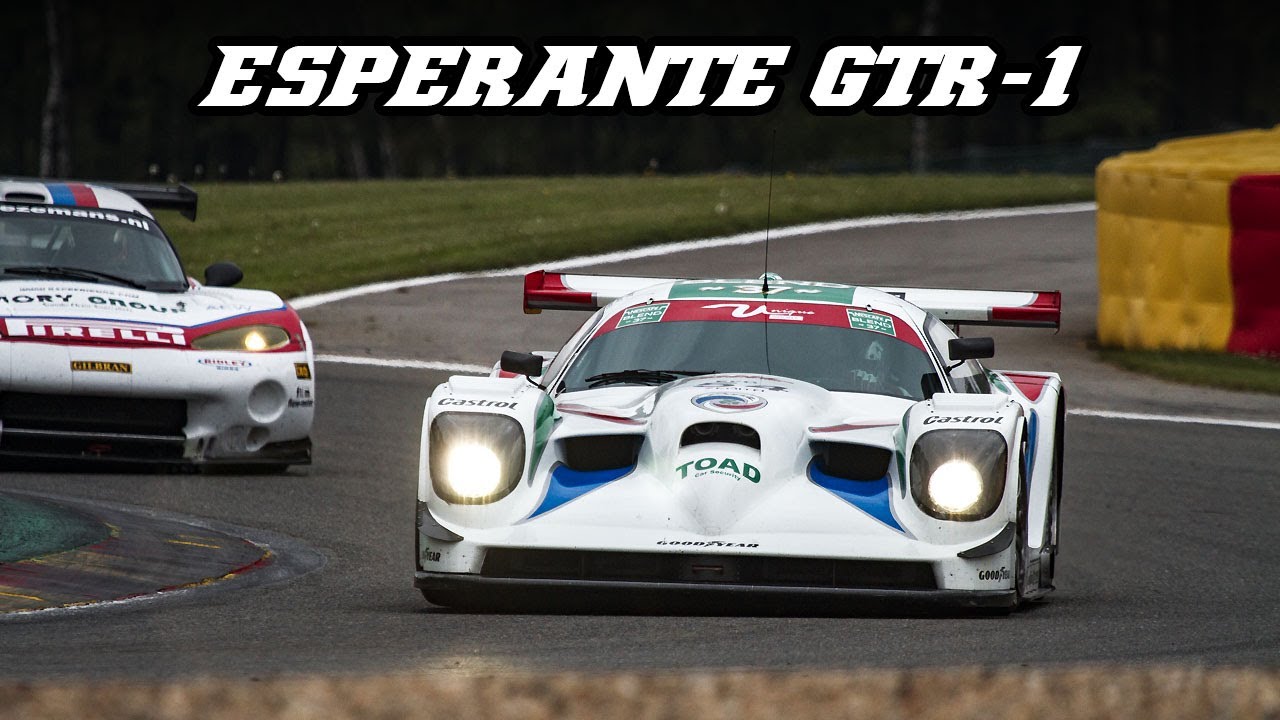 1997 Panoz Esperante GTR-1 - Huge revs, flames, fly-by's & downshifts