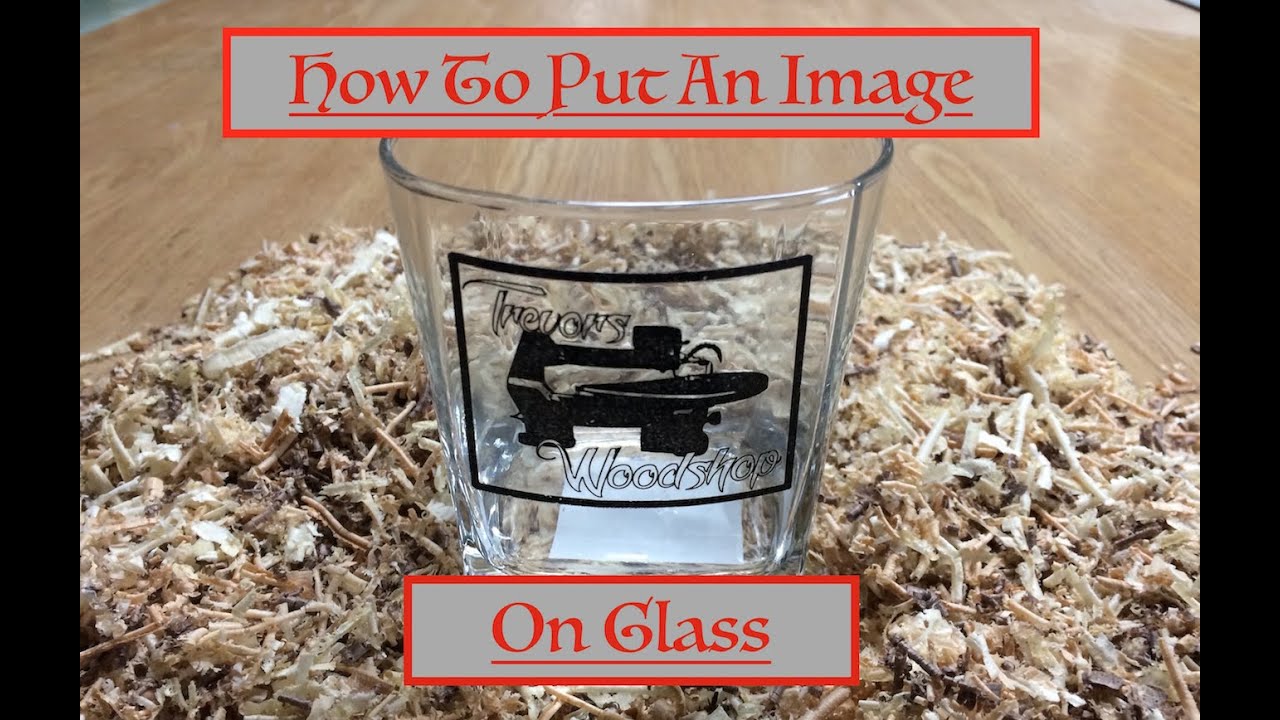How to transfer an image to glass