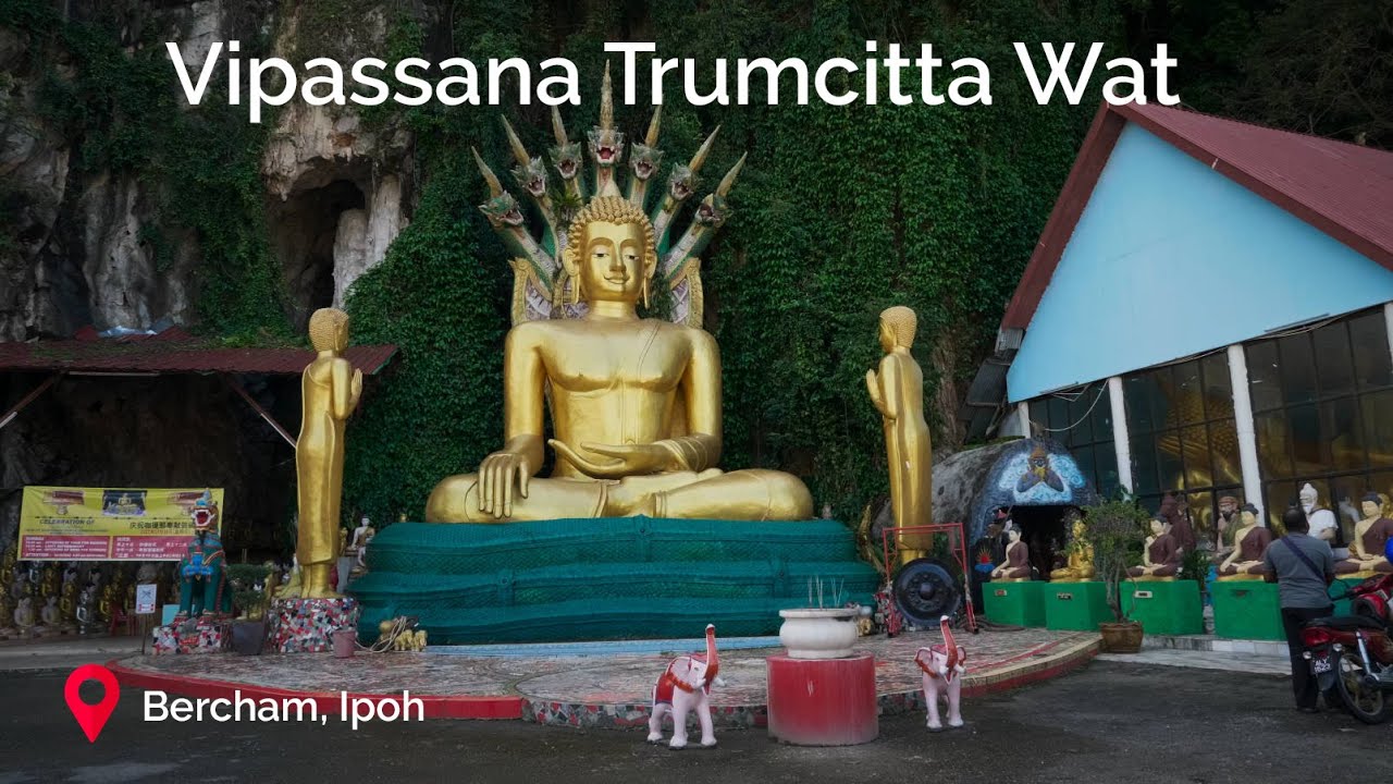 Large Hidden Temple with less tourists in Ipoh Bercham.
