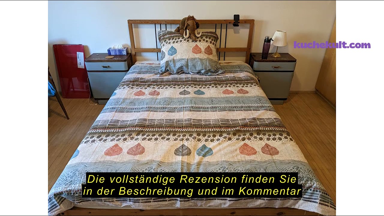 Produktbewertung DILIOS Premium Bettwäsche 200x200 – 100% Baumwolle, ÖKO-TEX-Zertifiziert, Renforcé,