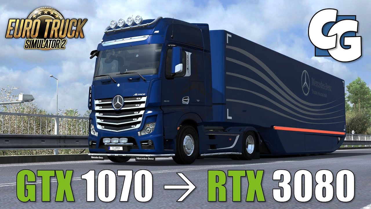 GTX 1070 vs RTX 3080 Benchmarks - ETS2