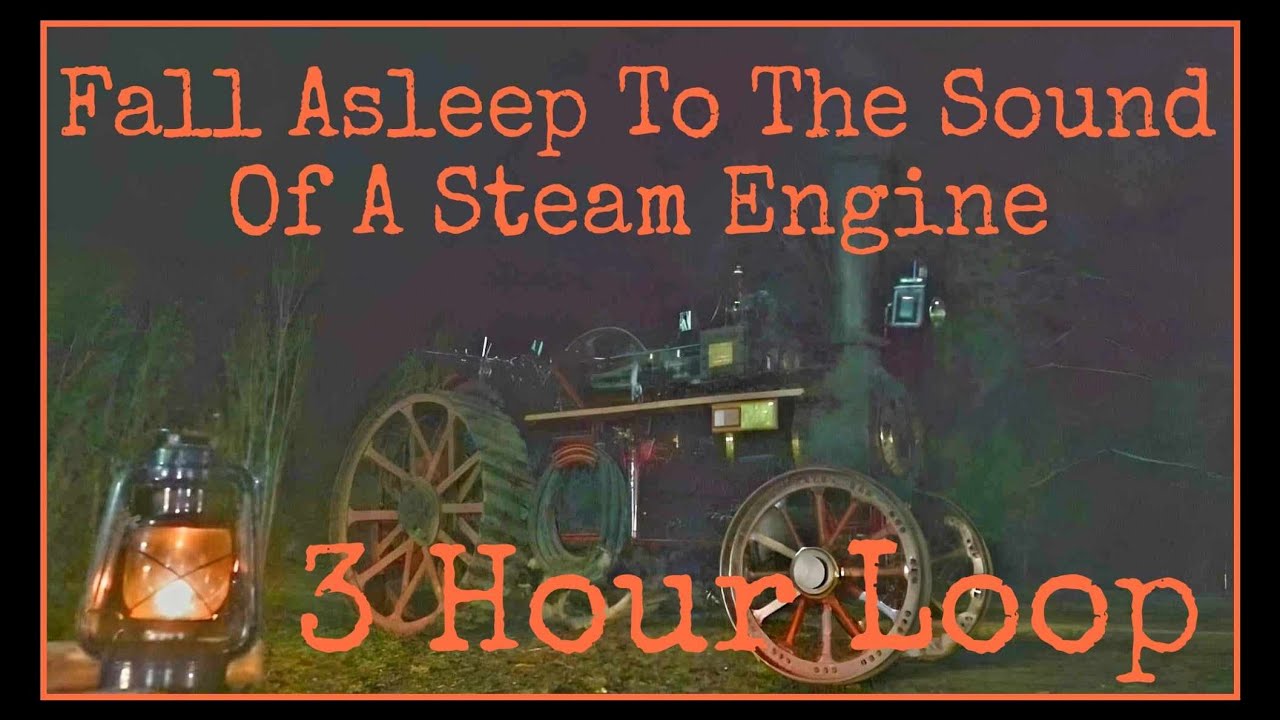 [ASMR] Fall Asleep To The Sound Of A Steam Engine Gently Ticking Over - 3 Hour Loop