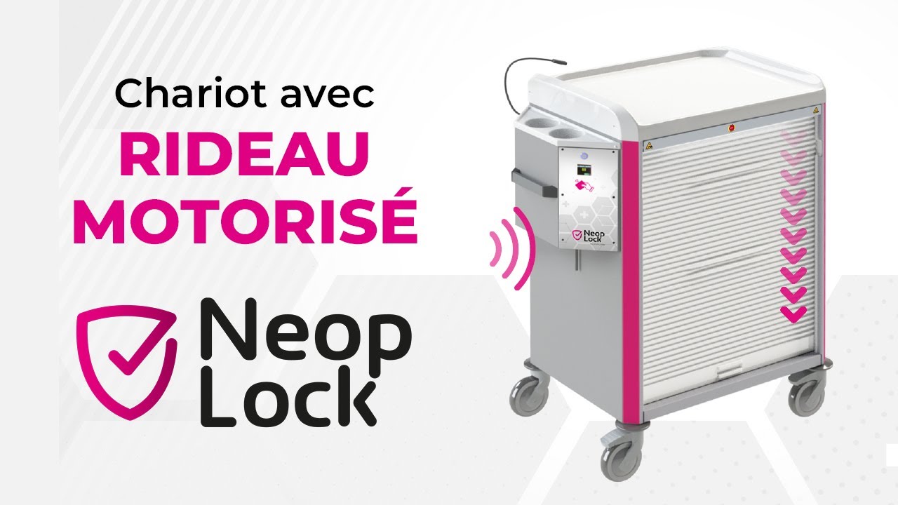 Chariot avec rideau motorisé Neop® Lock