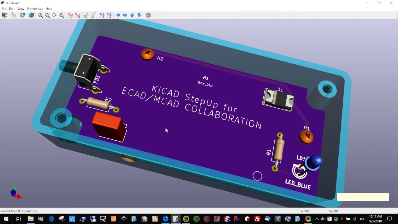 kicad StepUp: ECAD MCAD Synchronization