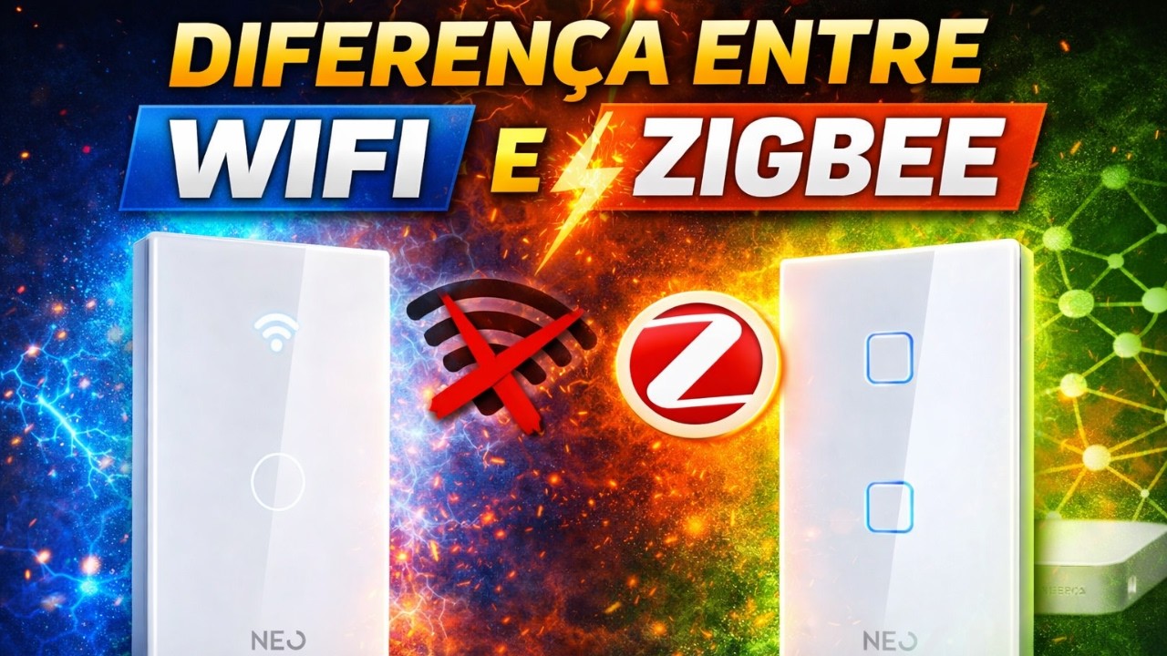 Interruptor Paralelo: Convencional vs WiFi vs Zigbee (QUAL &Eacute; MELHOR?)