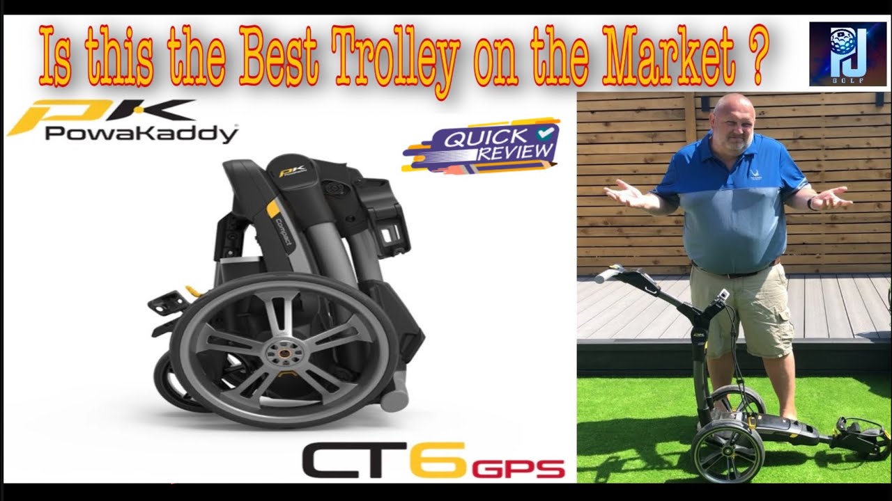PowaKaddy CT6 GPS Electric Golf Trolley