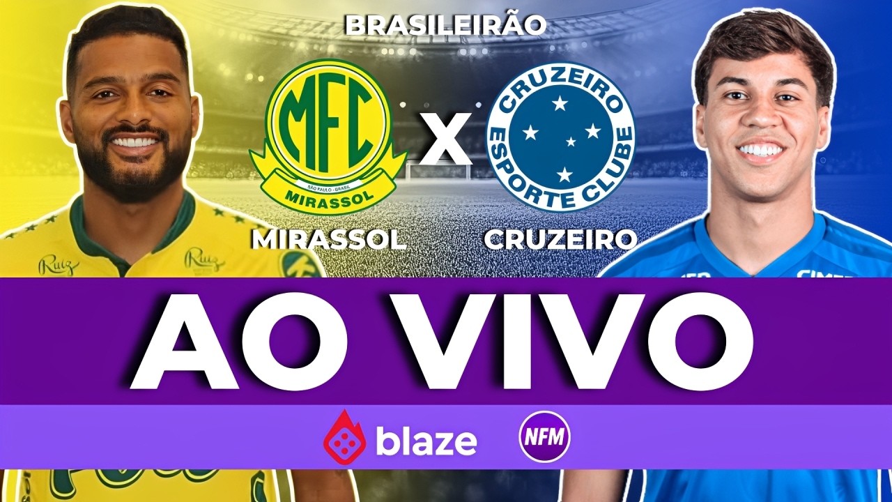 CRUZEIRO X MIRASSOL AO VIVO COM IMAGENS DO ESTÚDIO | VASCO AO VIVO | CRUZEIRO AO VIVO