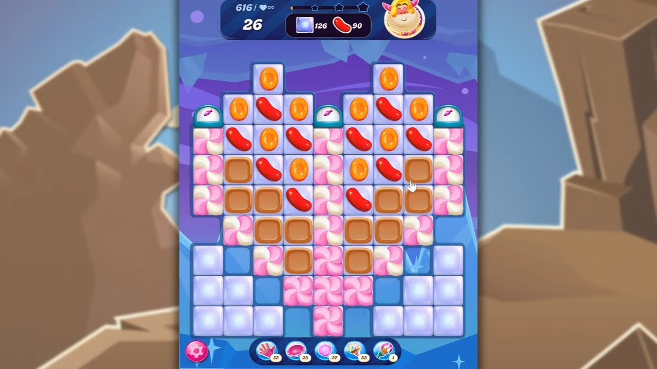 Candy Crush Saga LEVEL 616 NO BOOSTERS (new version)🐟☑️