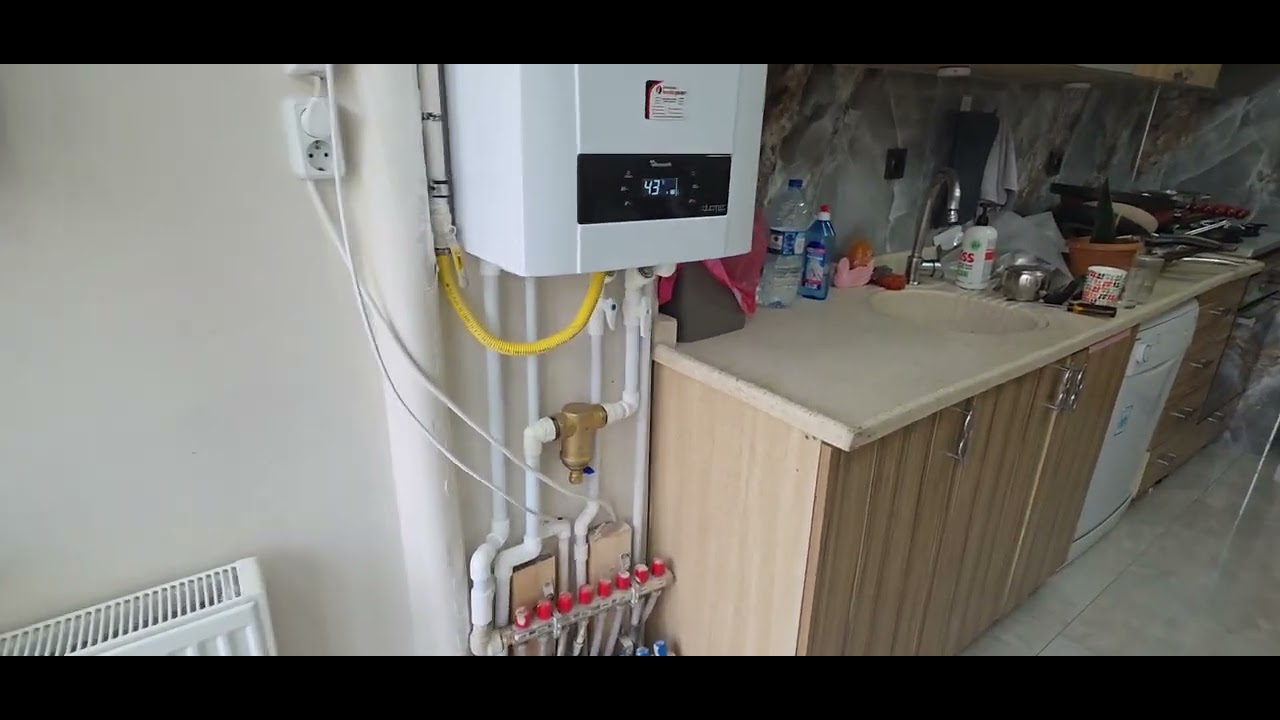 Çubuk cumhuriyet mahallesi baymak duotec compact 30.kw kombi montajı #05077304829 