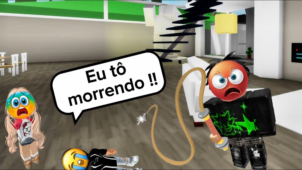 O padrasto malvado que castigava os filhos inocentes - História Roblox