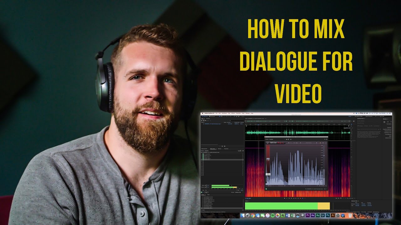 How to Mix Dialogue for Video // Mixing Dialogue in Adobe Audition and Premiere Pro CC
