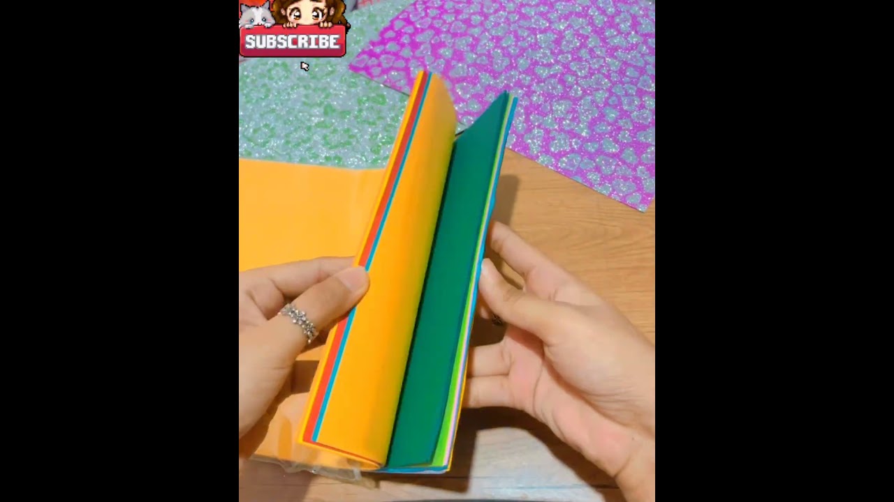 *Multicolour paper craft 🎨🖌️*#shorts