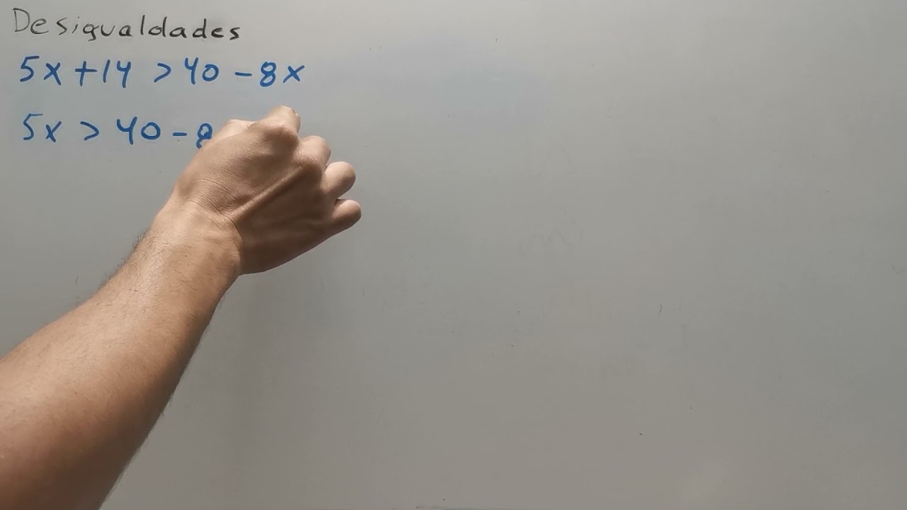 Desigualdades de primer grado, ejemplo 2
