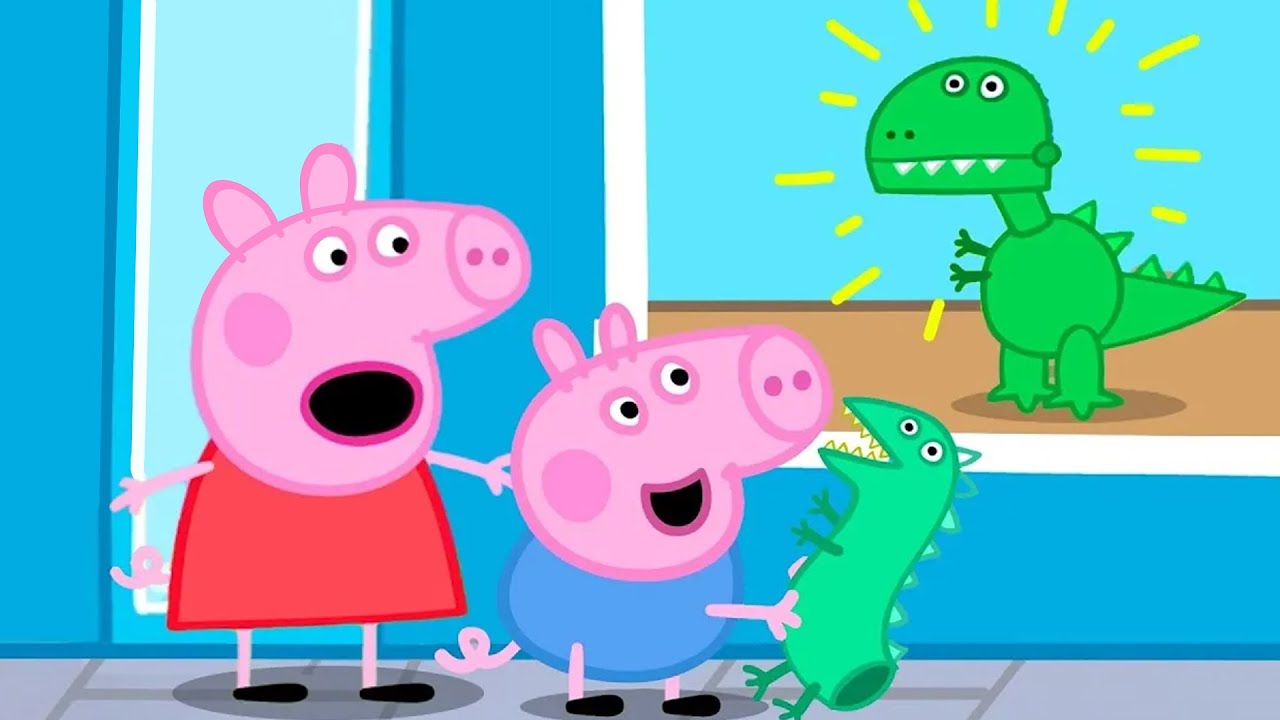 O Dinossauro do George! 🦖 Peppa Pig Portuguese Brazil Episódios completos 🐽 Desenhos Animados