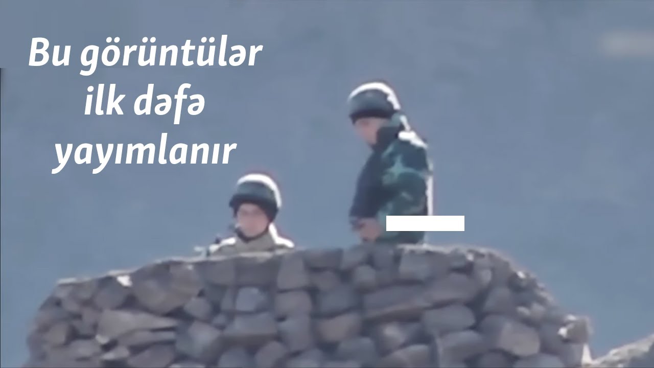 Erməni kəndlilər Azərbaycan əsgərlərinin səs saldıqlarını deyirlər- Sünik kəndindən yeni görüntülər